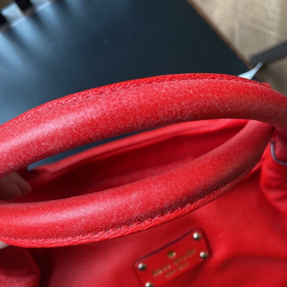 Kate Spade Stevie Purse Birkshire Road Poppy Leather NWT - Picture 15 of 16